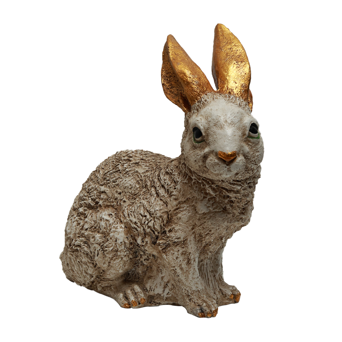 Golden-Eared Sitting Rabbit Decorative