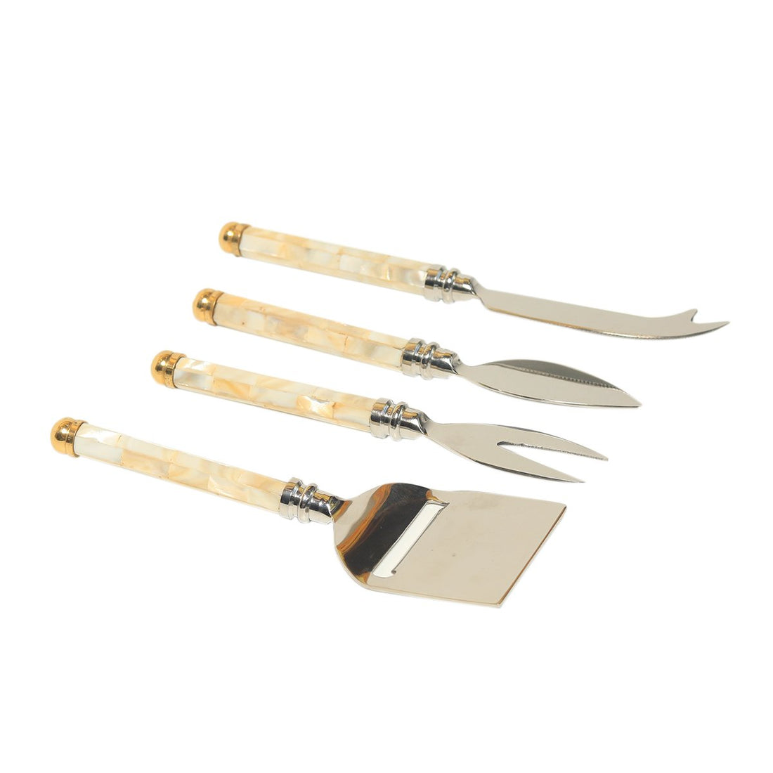 Pearl Cheese - Cutlery Set in Porcelain