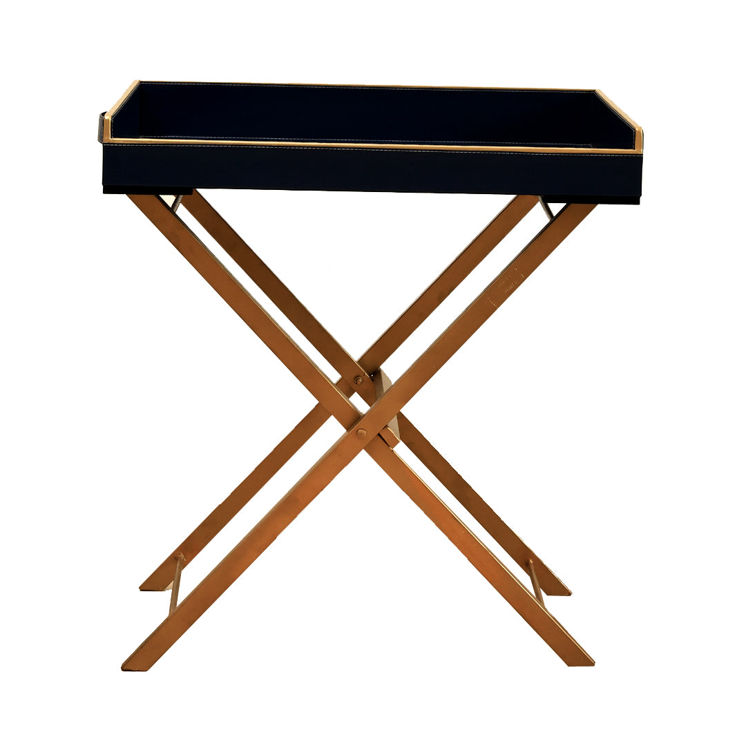 Butler Tray - Blue Colour in leatherette