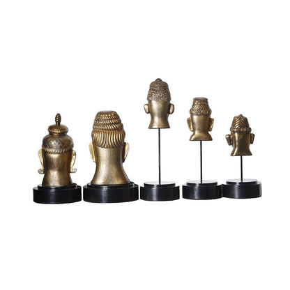 Shiva Faces In Metal