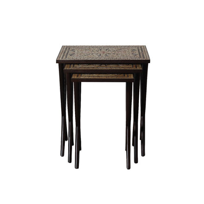 Mosaic Nest of Tables - Set Of Three