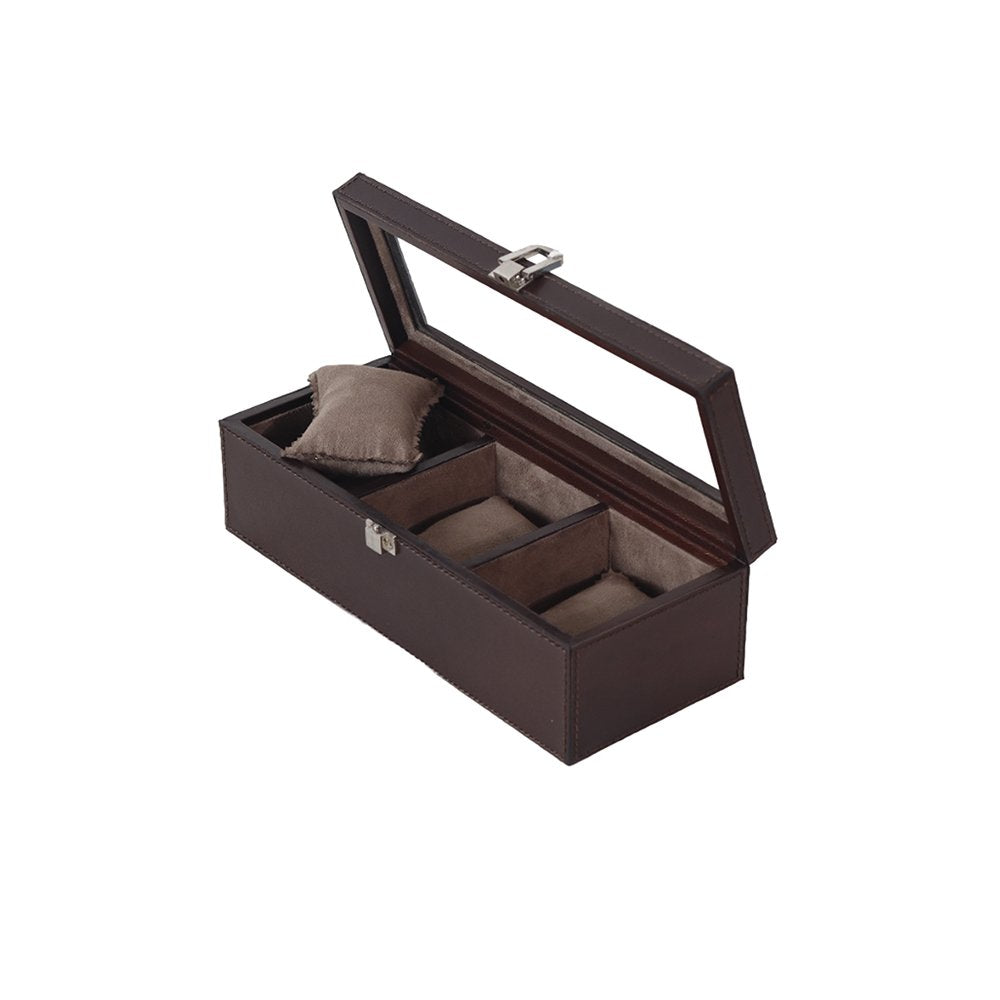 Watch Case - Three in Leather