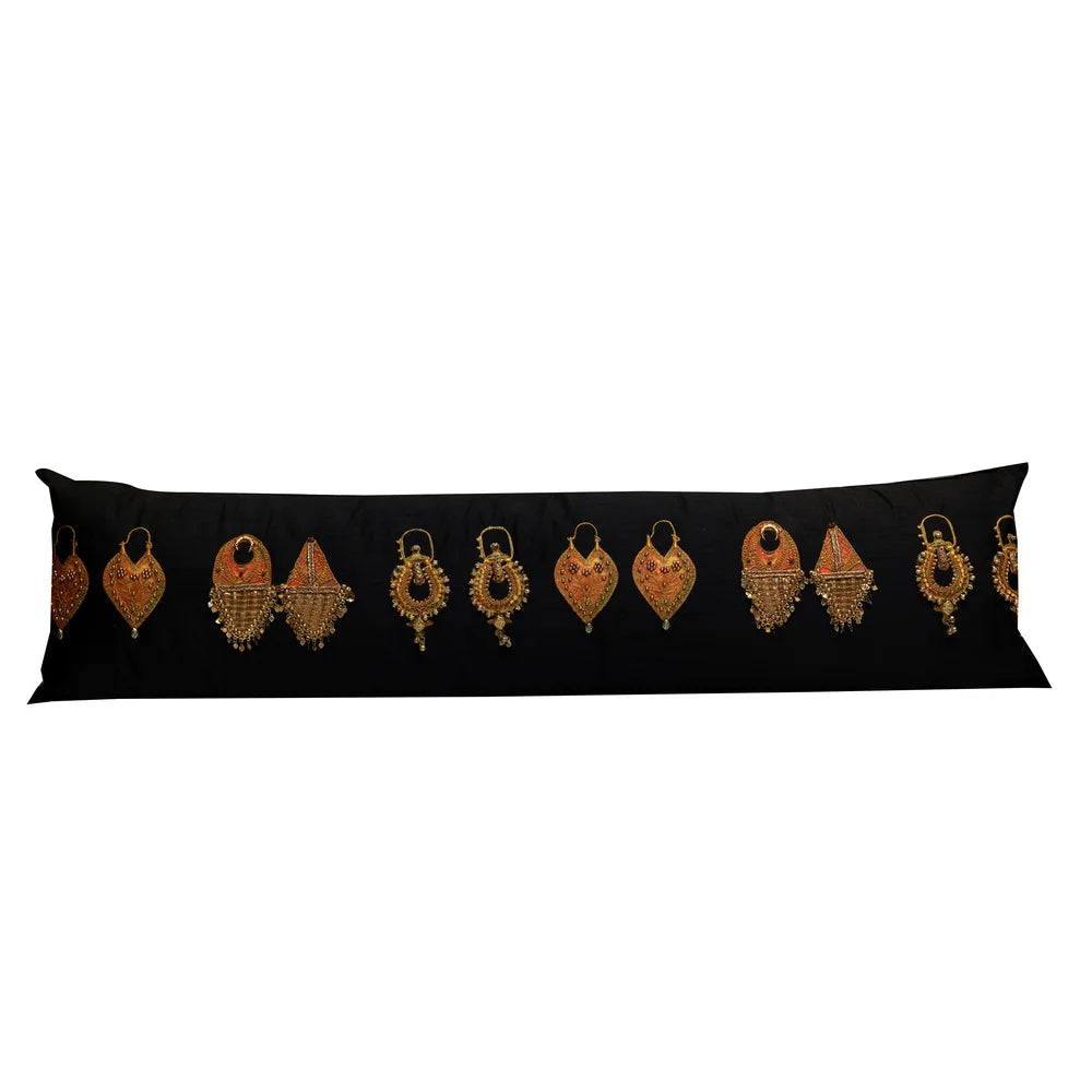 Apsara Cushion Cover - Beige in Silk Blend 10&