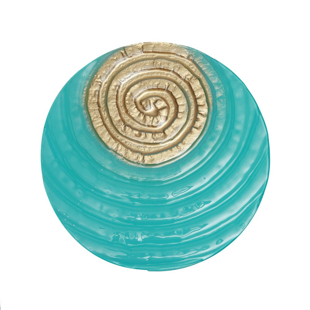Lazy Susan - Teal Gold in Glass