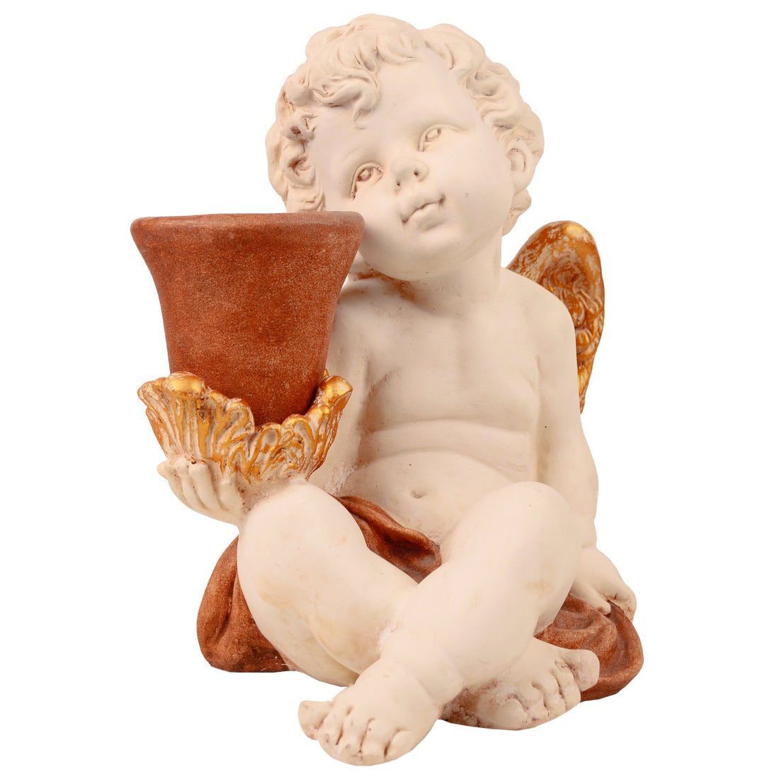 Angel With A Flower Pot