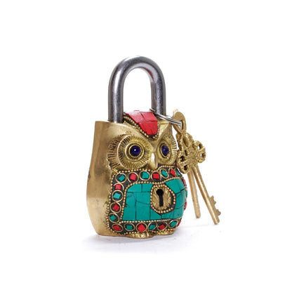 Firoza Owl Lock