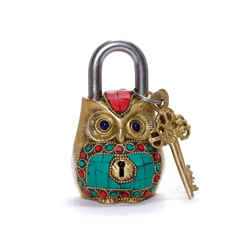 Firoza Owl Lock