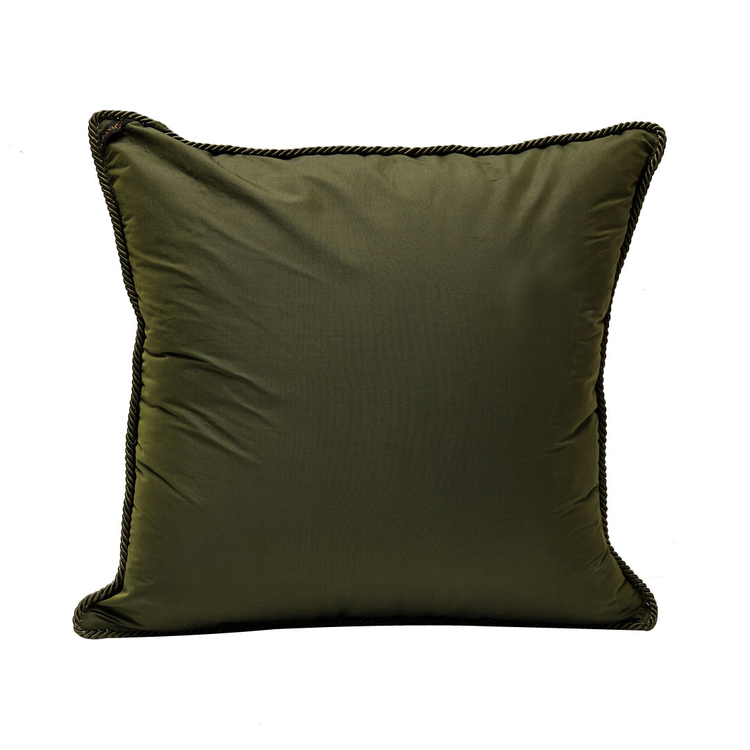 Antique Door Cushion cover - Silver Blue in Silk Blend  20&