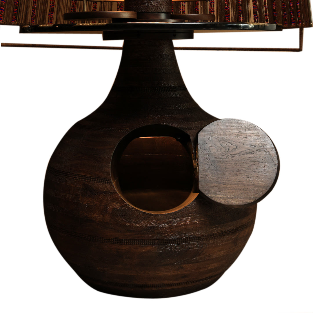 Bondara Lamp Bar  - Teak Wood