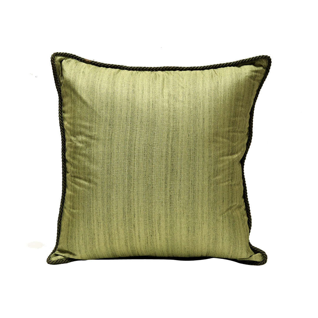 Raas Dual Cushion Cover - Sage Green in Velevt and Silk Blend - 20x20