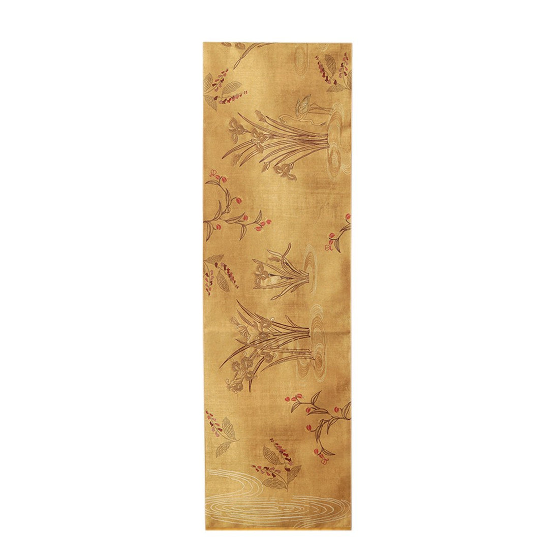 Vanya Dori Runner - Yellow in Silk Blend 72″ x 15″