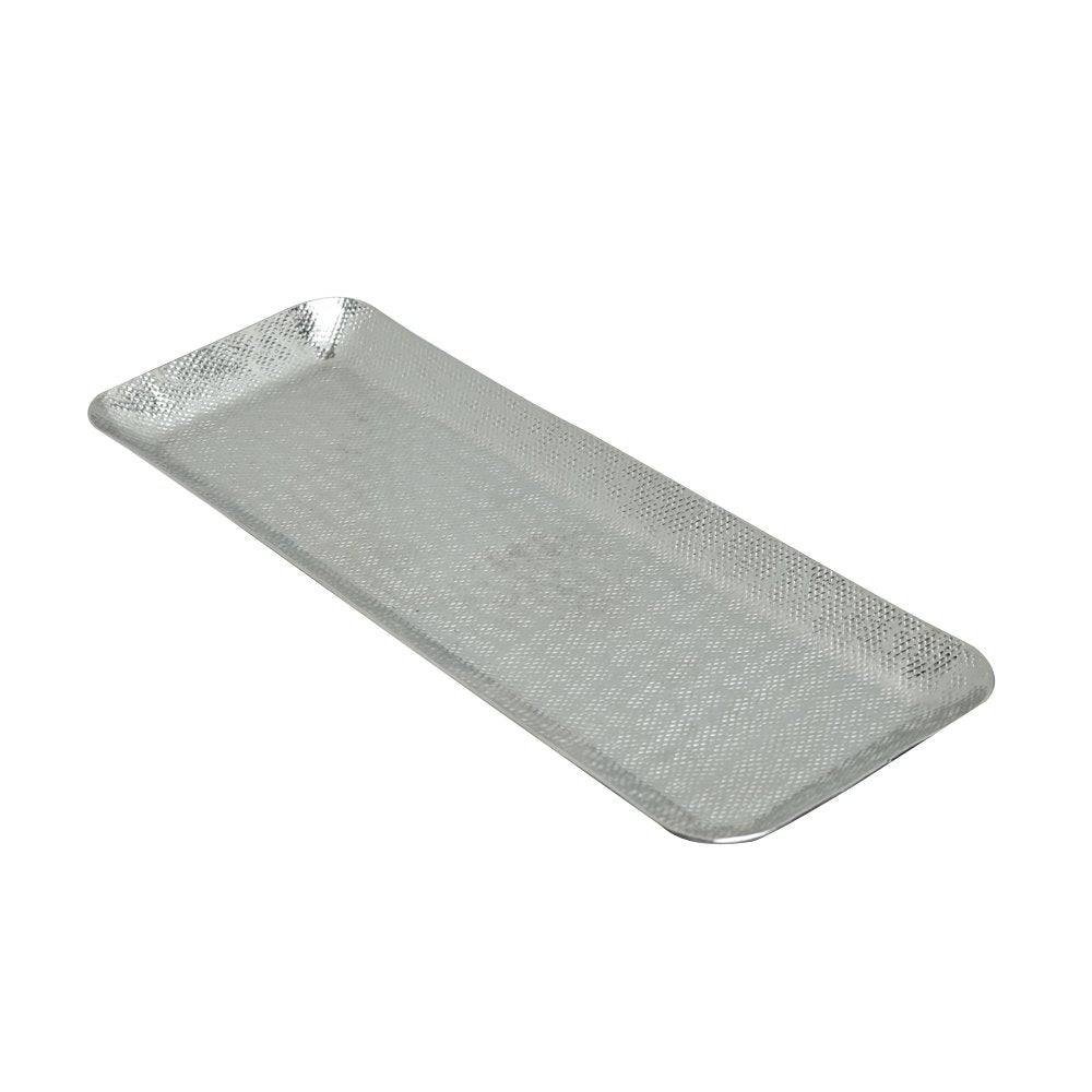 Silver Blossom Tray Set of 3