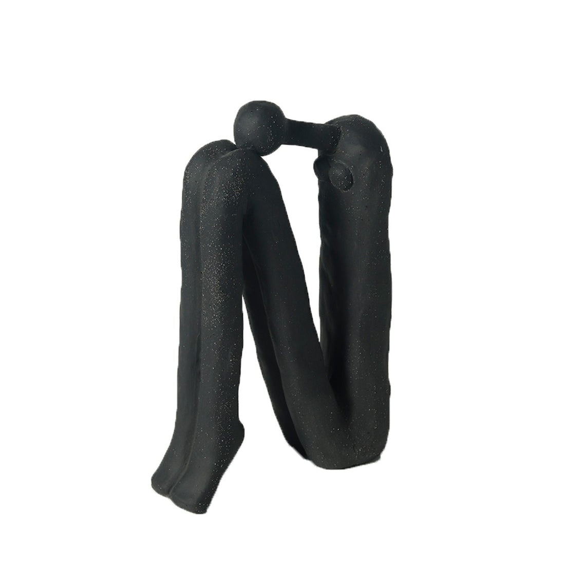 Contemplate - Sculpture Black in Ceramic