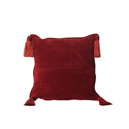 Jamawar Paisley Cushion Cover - Maroon in Shanil  18&