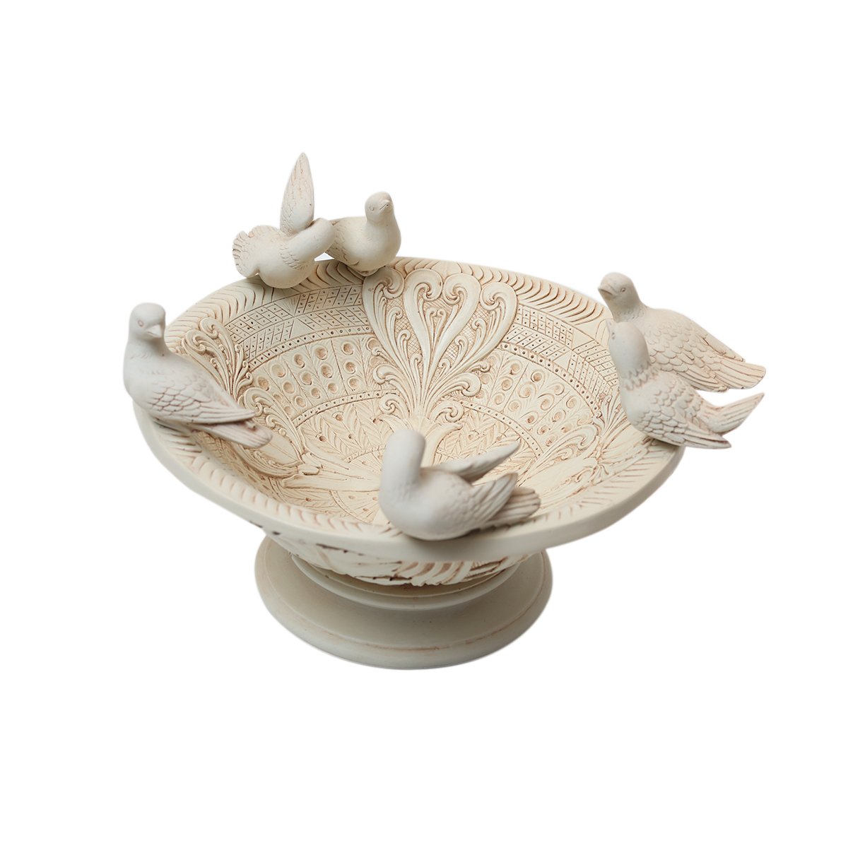 Bird Bath With Bird