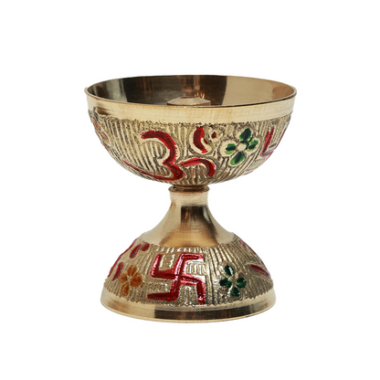 Shubha - Pooja Thali in Peetal