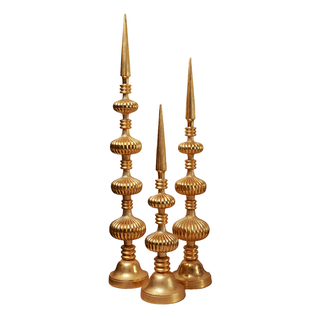 Triveni Spires - Gold in Metal