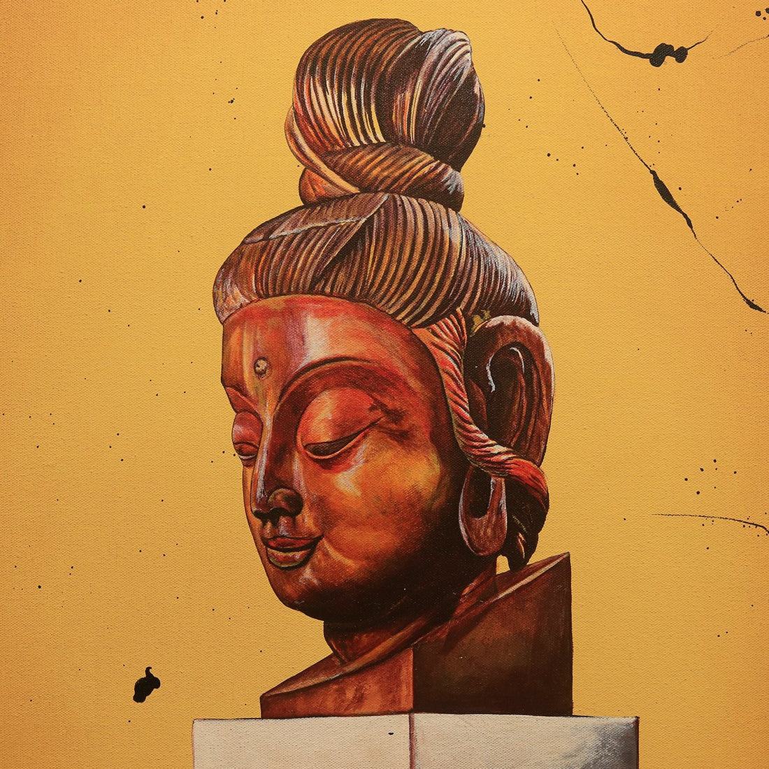Untitled Painting By Shishir Bhatt - Acrylic on canvas