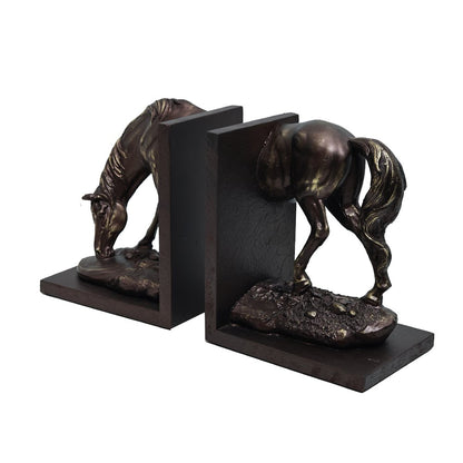 Grazing Horse Bookends