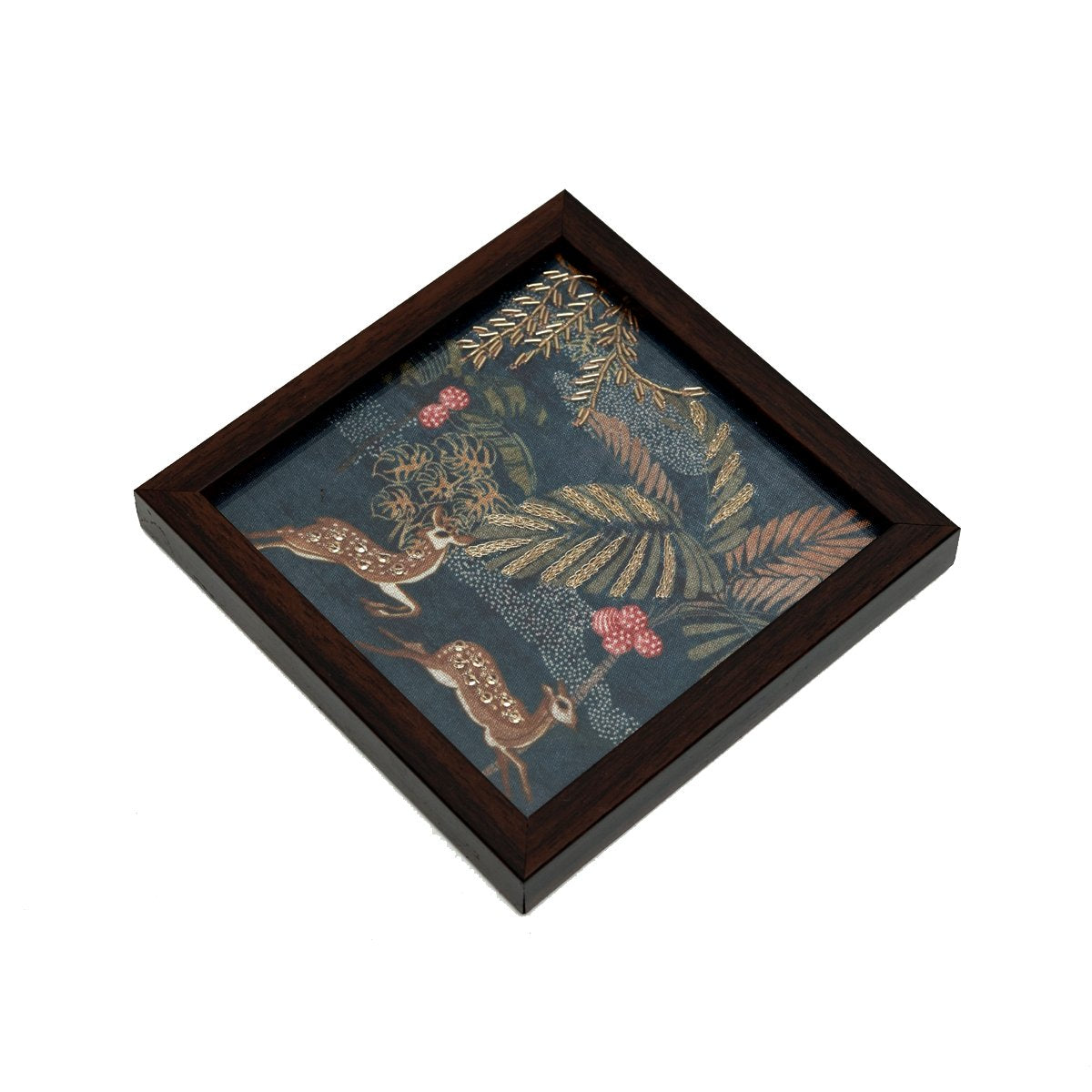 Odyssey Vanya Deer Coaster in Blue