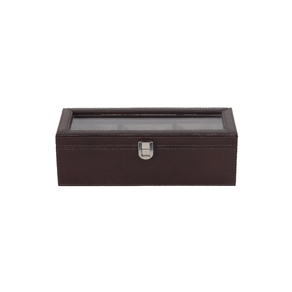 Leather Watch Case For Three