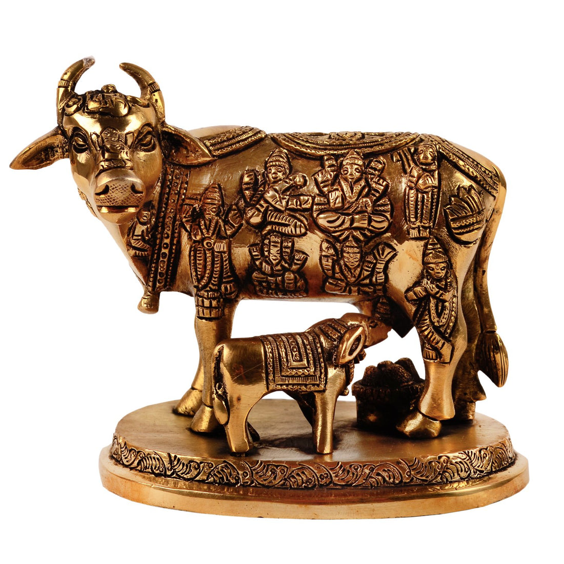 Kamdhenu - Small in Brass
