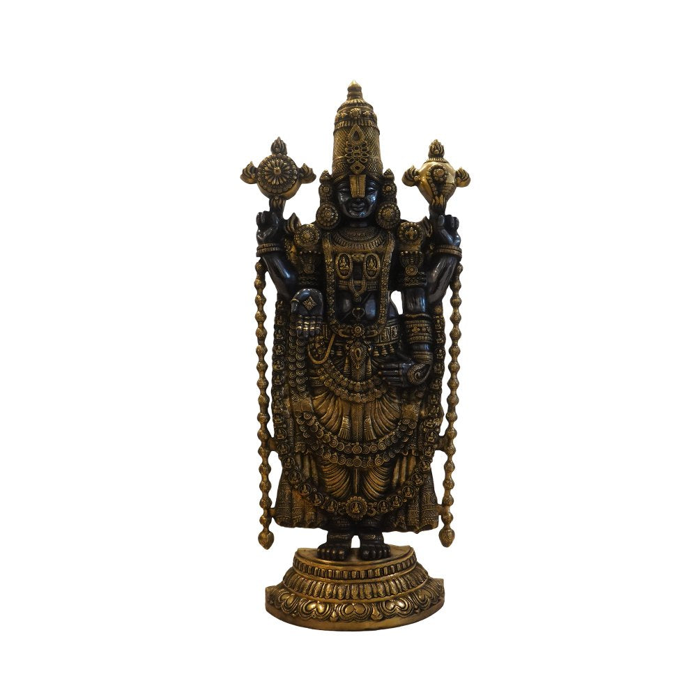 Balaji Idol - Dual tone in brass