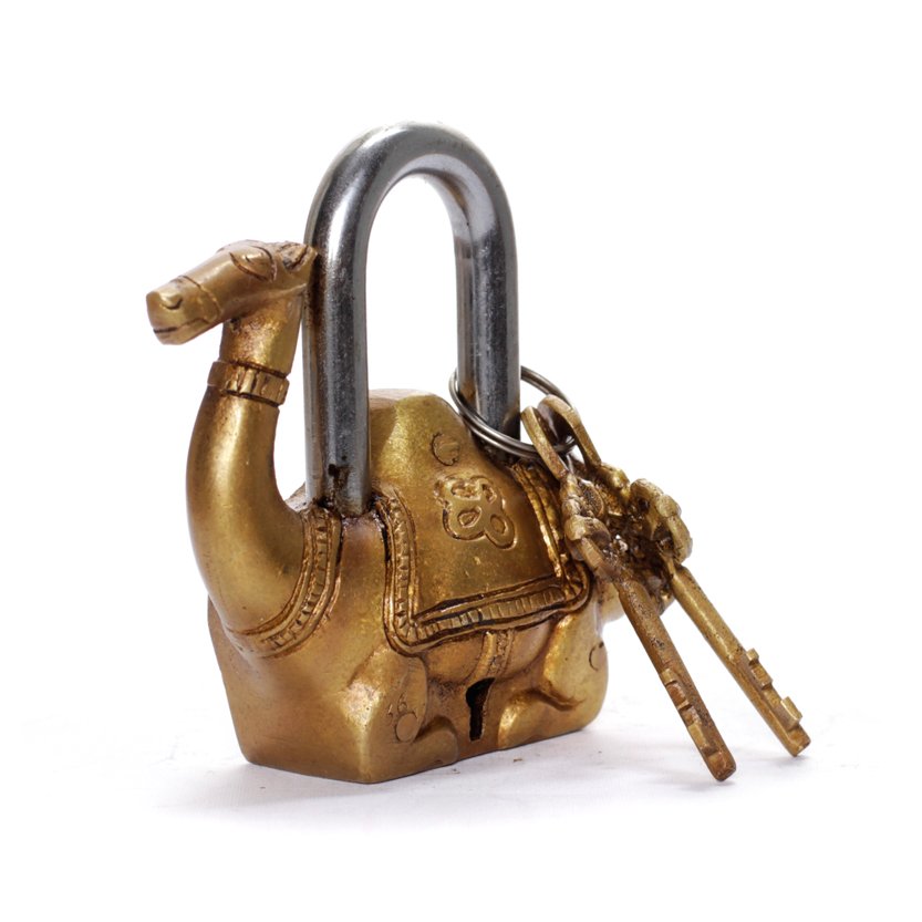 Camel Lock - Brass