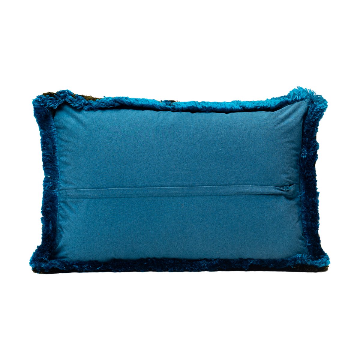 Chinar Cushions Cover - Mustard in Chenille  14&quot;x20&quot;