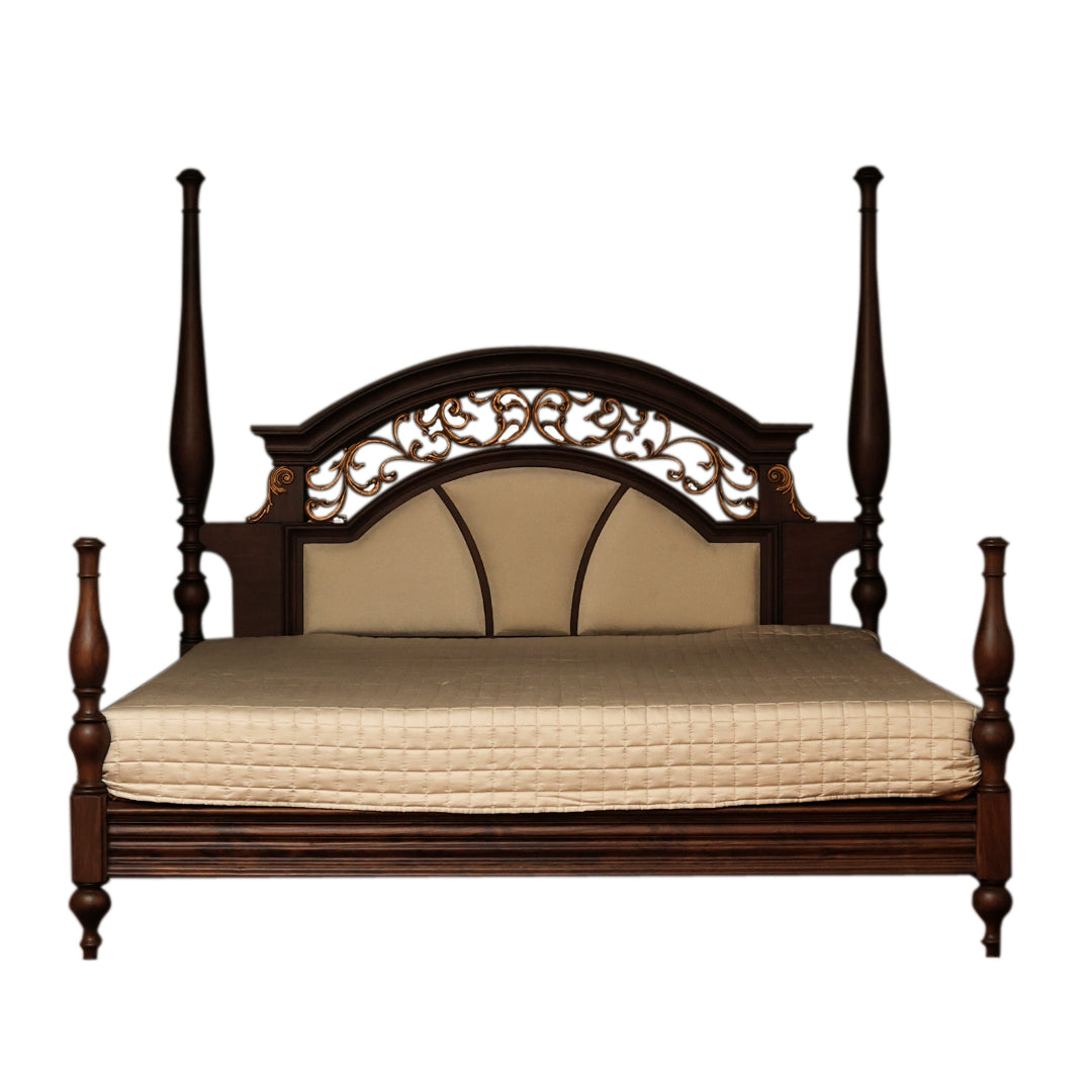 Naaz Poster Bed - Teak Wood