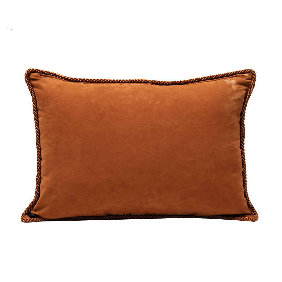 Noor Cushion Cover - Caramel Amber in Shenil - 14x20