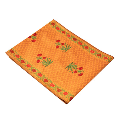 Mughal Runner - Yellow in Silk 72&