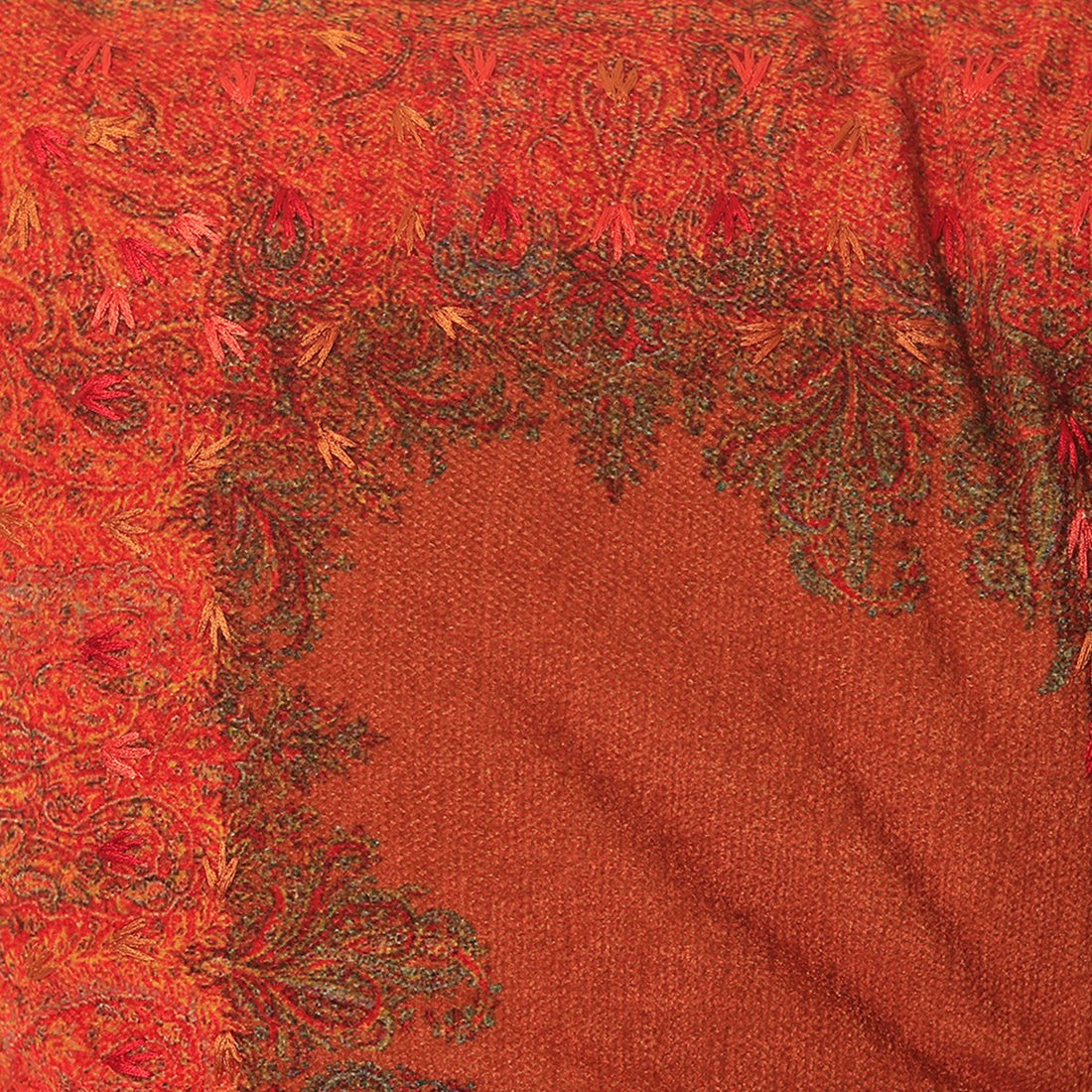 Jamawar Cushion - Rust in Shanil 18&