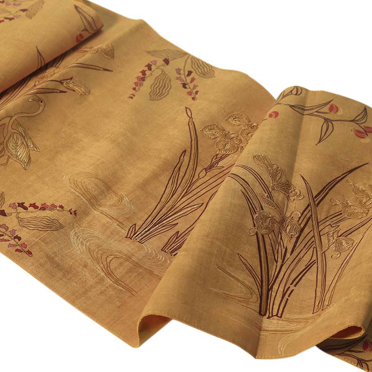 Vanya Dori  Runner - Yellow in Silk Blend 72″ x 15″