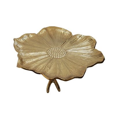 Gilded Leaf Platter Gold