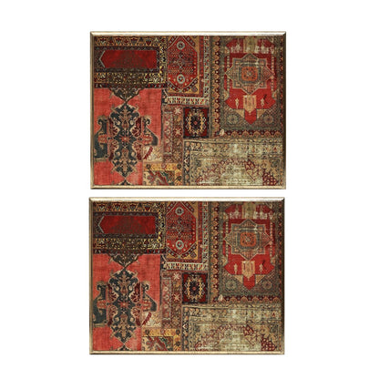 Serapi Collage Trivets - Set of Two