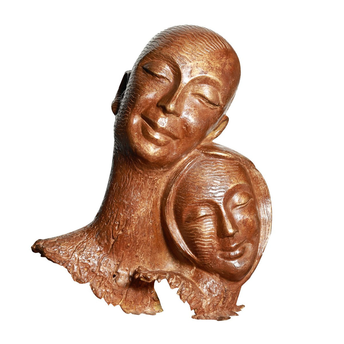 Mother and Child - Sculpture in Bronze