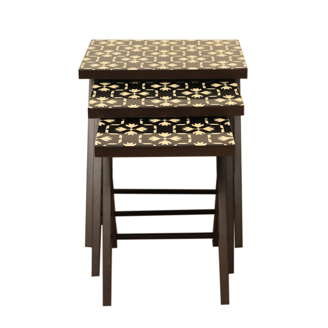 Sitara Nest of Table - Teak Wood