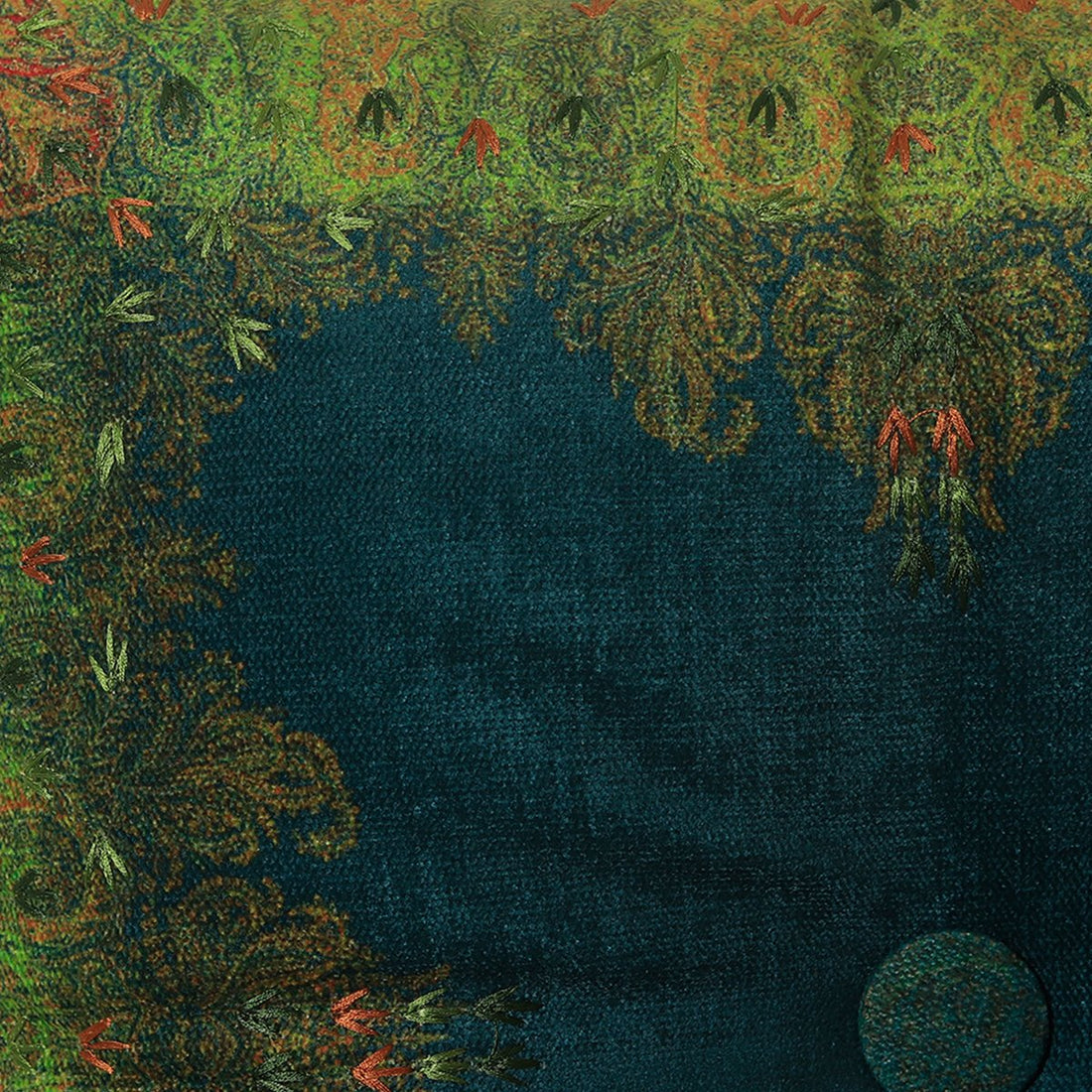 Jamawar Cushion - Blue  in Shanil  18&