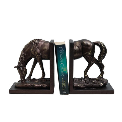 Grazing Horse Bookends