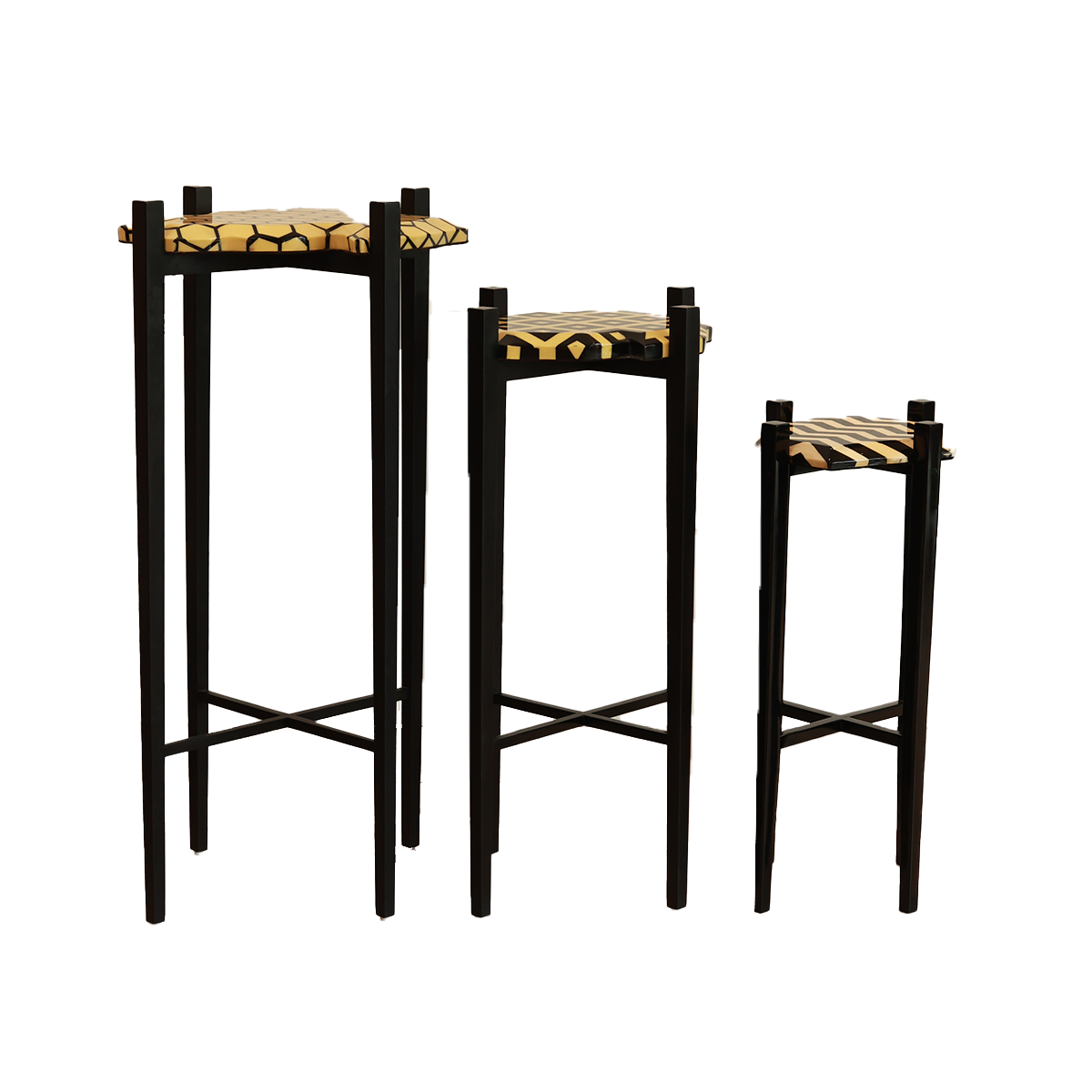 Noir Black Set of Tables
