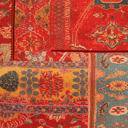 Kilim Floor Cushion Cover - Red in Shanil 36&