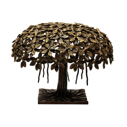 Tree Of Life Round - Brass