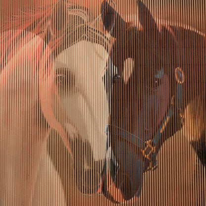 Horse - Kinetic Art in Archival Museum  Art Paper