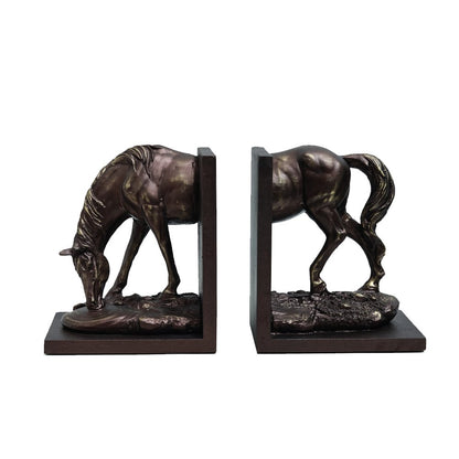 Grazing Horse Bookends