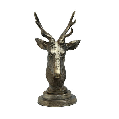 Antlered Deer Statue Gold