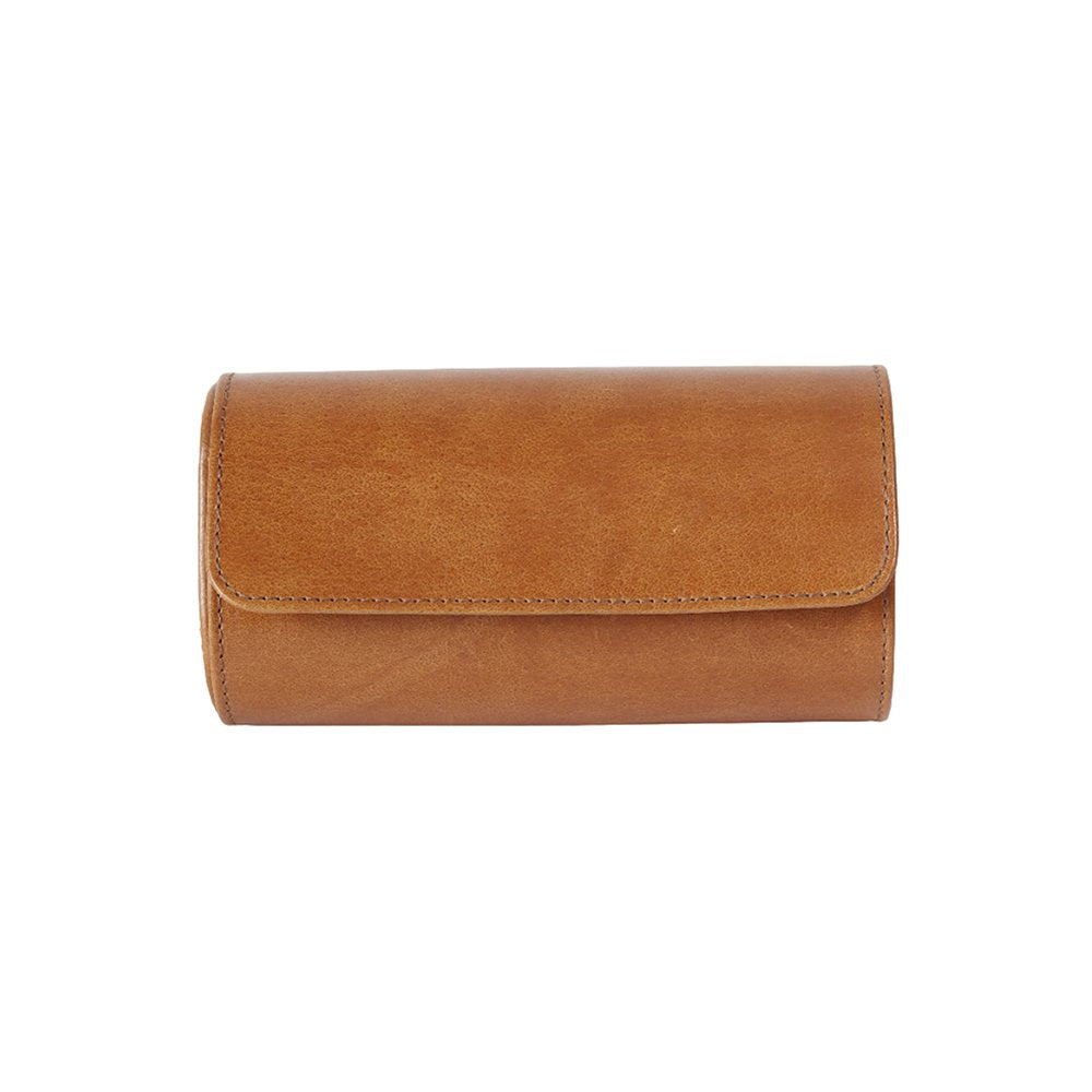 Leather Round Watch Case