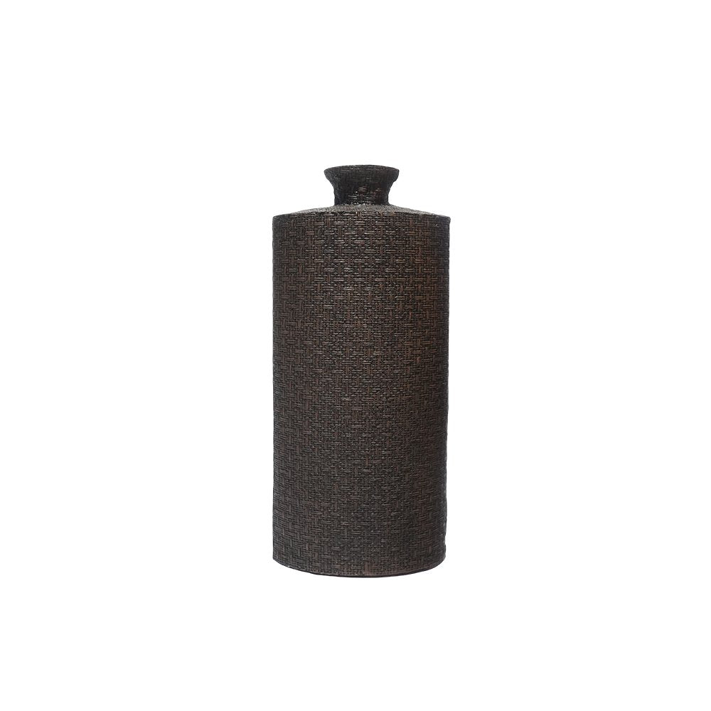 Earthstone Vase - Brown Small in Ceramic