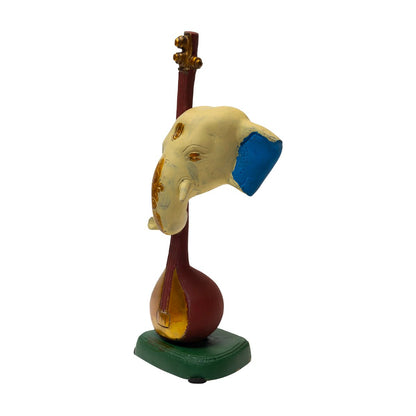 Veena Ganesh Idol - Brass