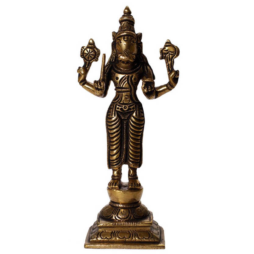Vishnu Dashavatar Idol - Brass